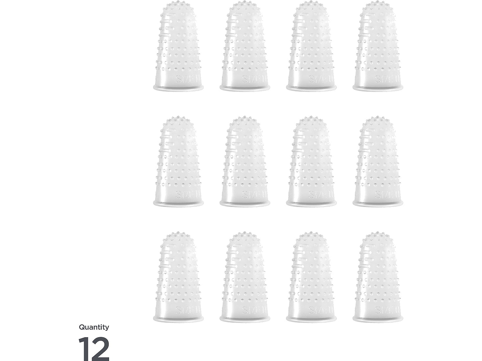 Lee Small Fingertip, Clear, 12/Pack