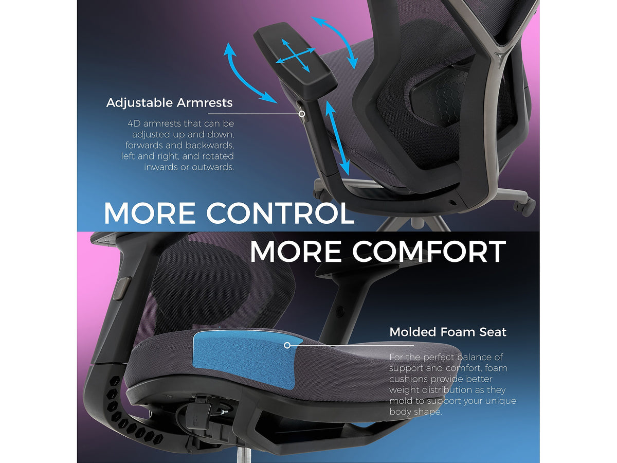 Lenovo Legion Mesh Ergonomic Racing Gaming Chair, Dark Gray