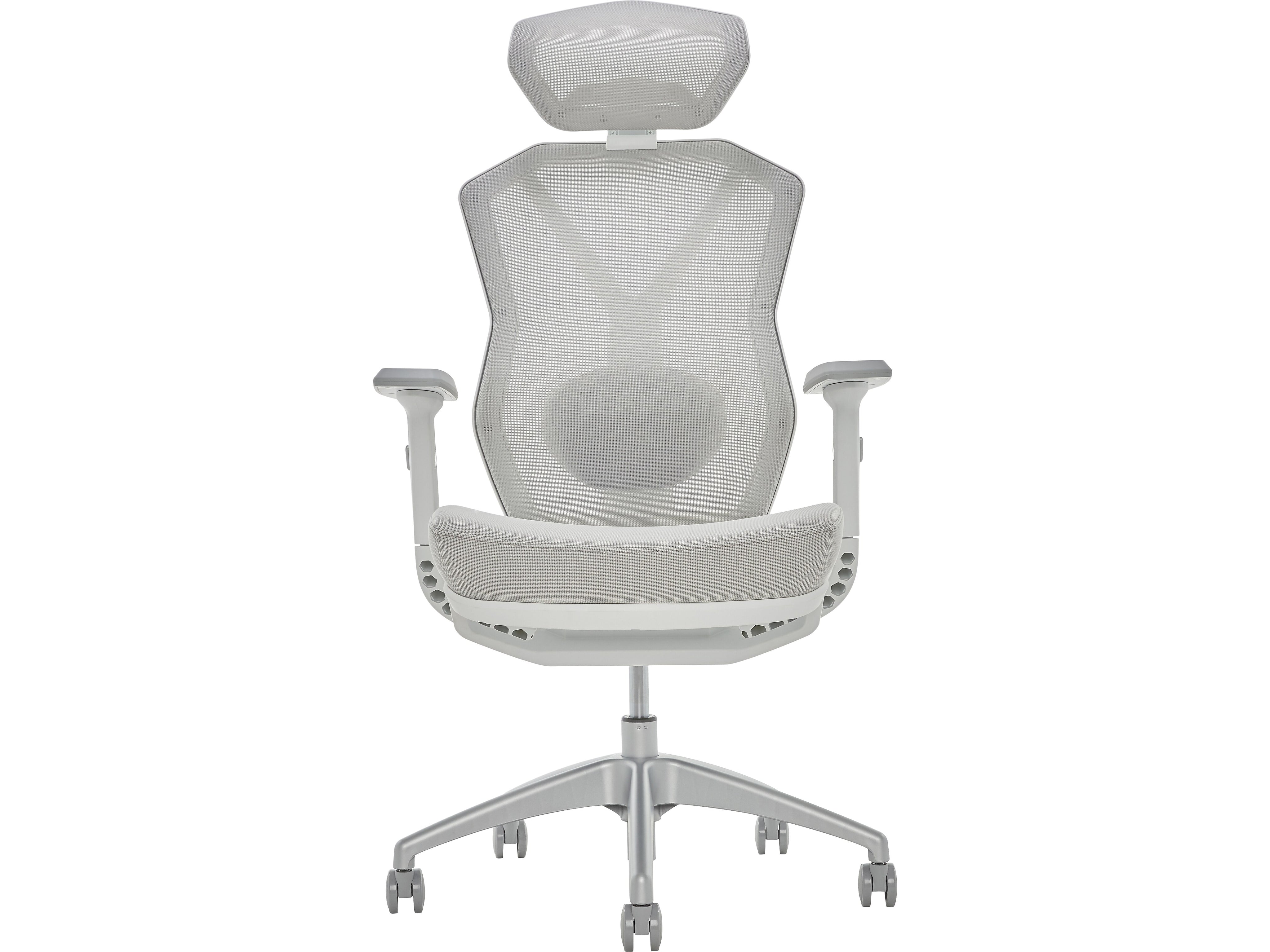 Lenovo Legion Mesh Ergonomic Racing Gaming Chair, Light Gray