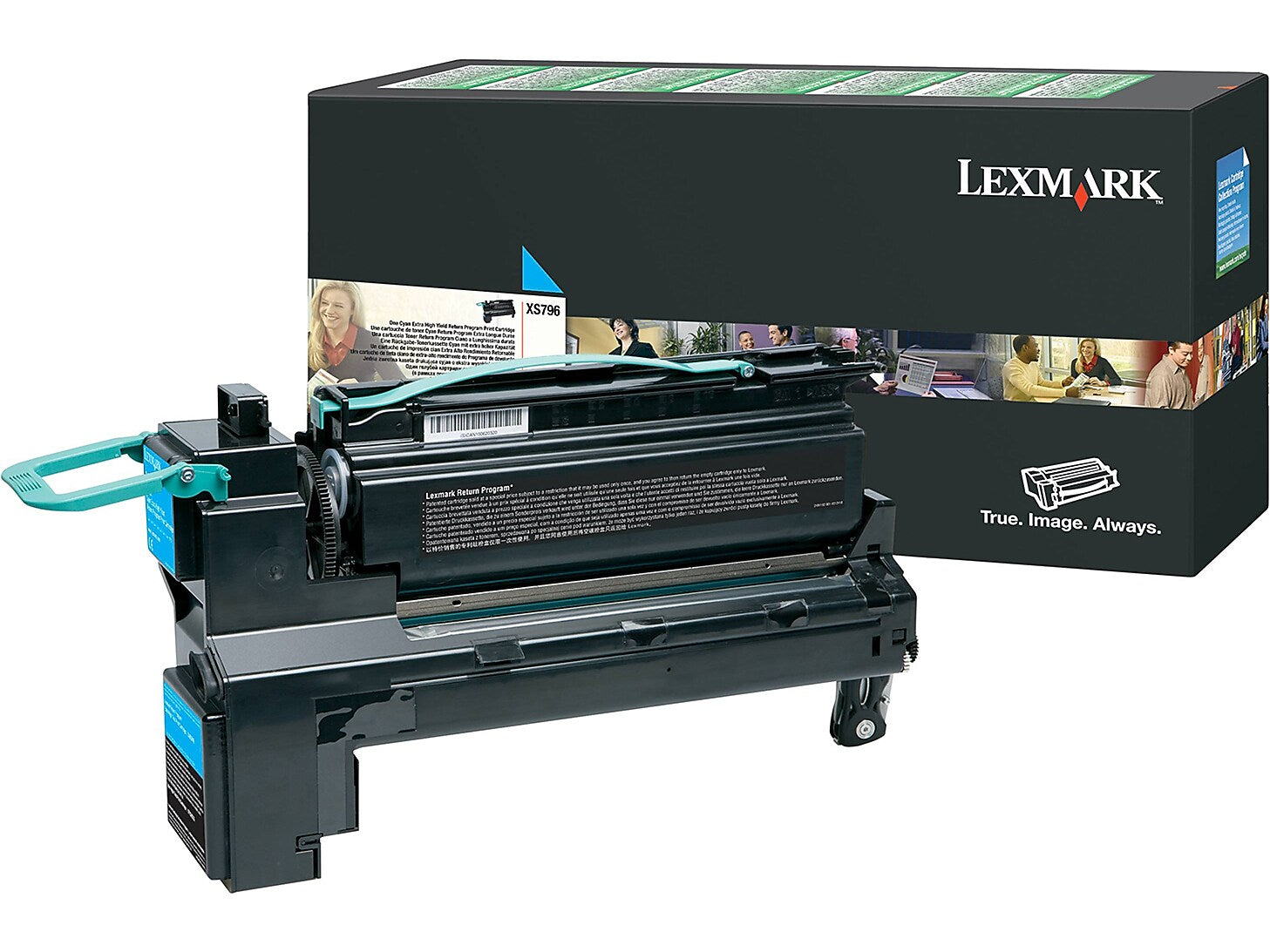 Lexmark 24B6018 Cyan Extra High Yield Toner Cartridge