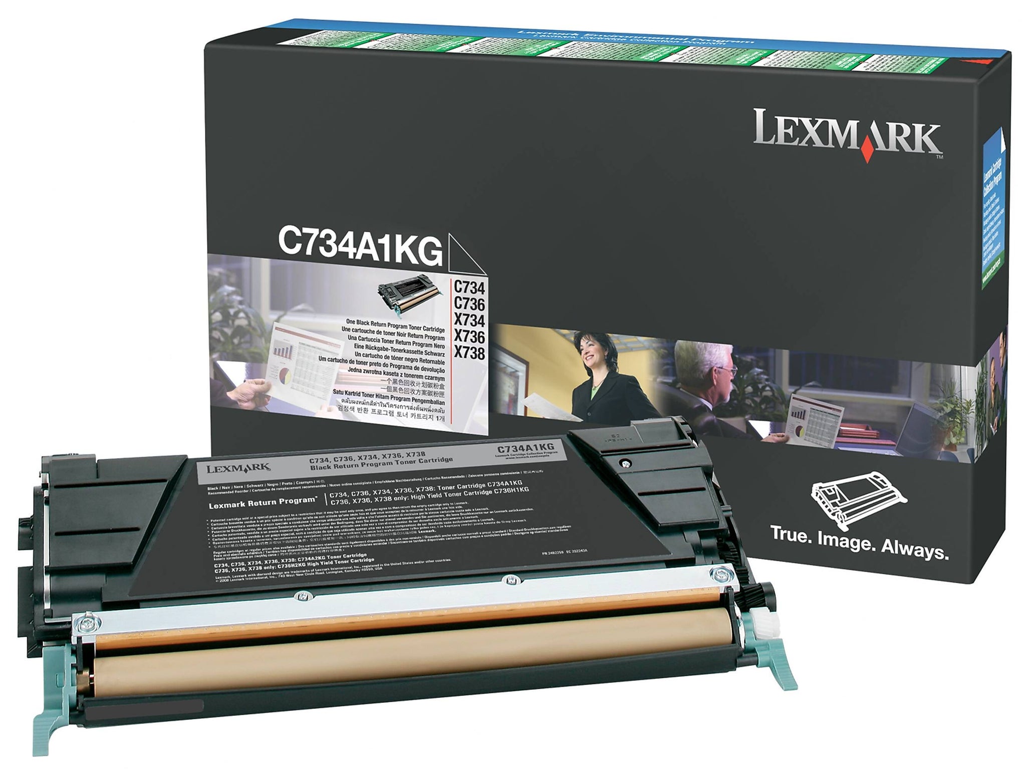 Lexmark C734 Black Standard Yield Toner Cartridge