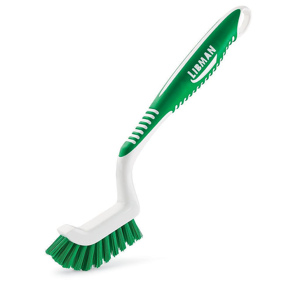 Libman Tile & Grout Brush,, Green/White, 6/Pack