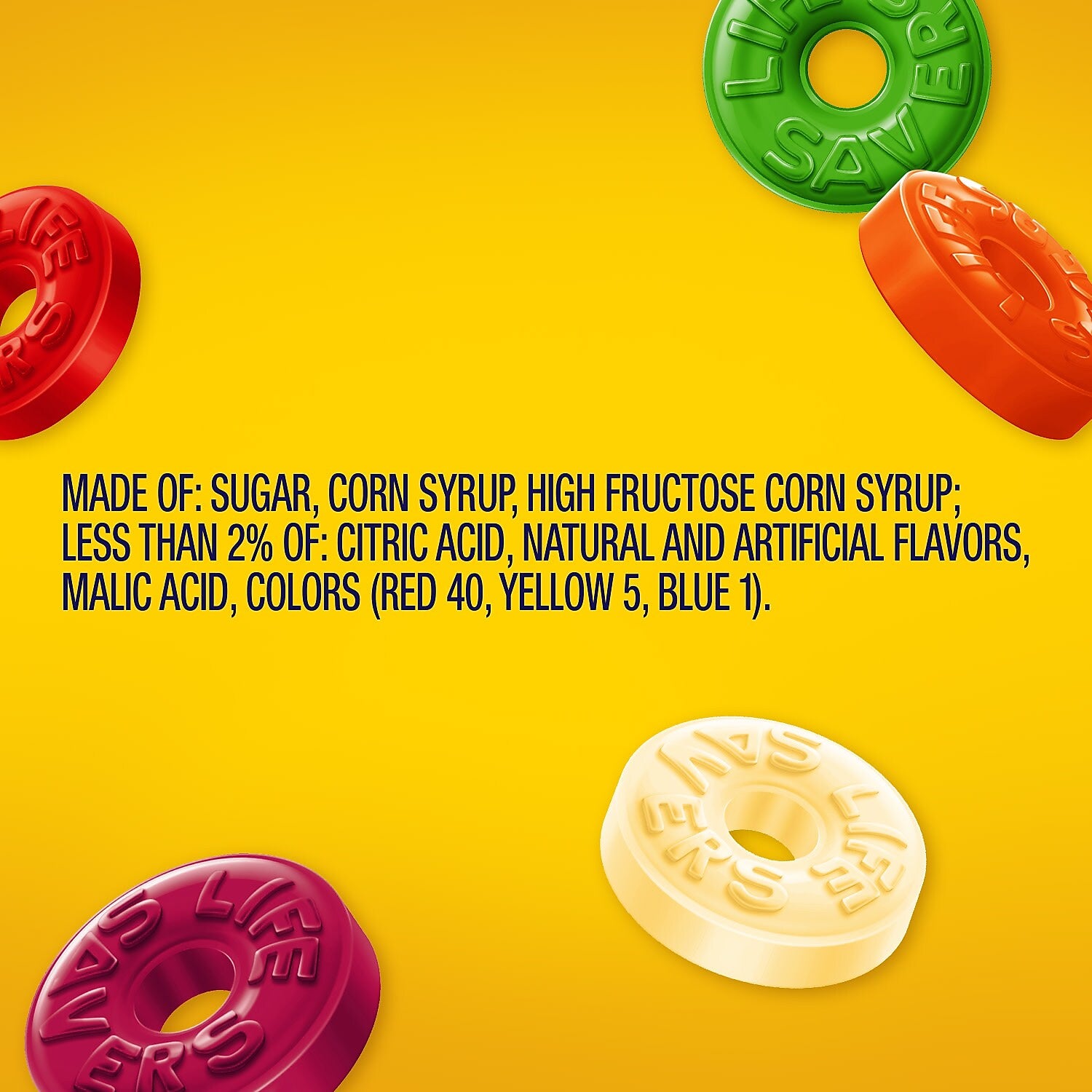 LIFE SAVERS 5 Flavors Hard Candy, Party Size, 50 oz Bulk Candy Bag