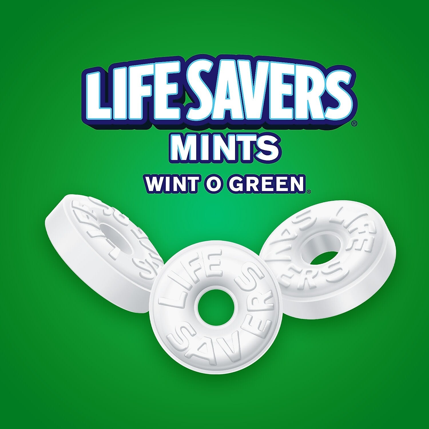 Life Savers Wint O Green Mints Candy Bag, 6.25 oz
