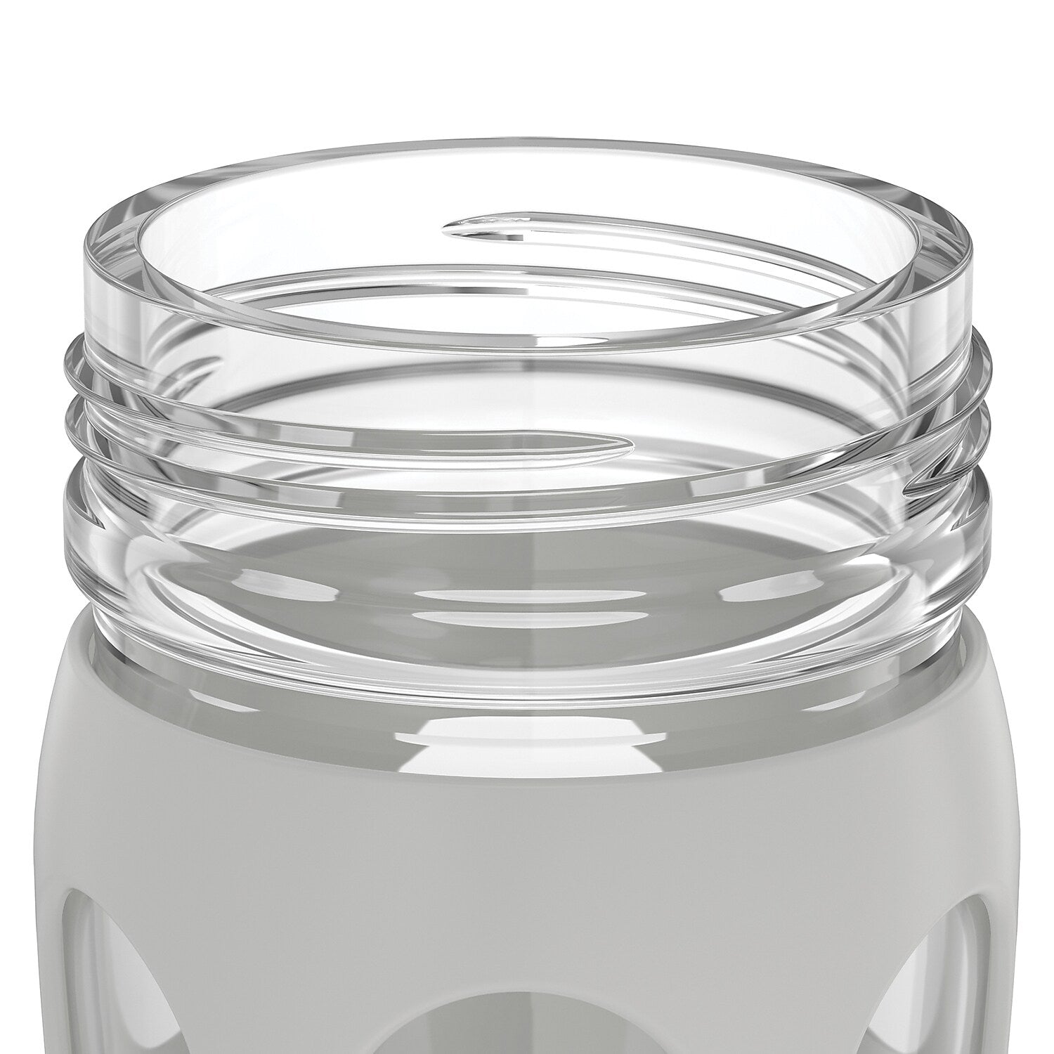 Lifefactory Water Bottle with Active Flip Cap and Protective Silicone Sleeve, Cool Gray, 22 oz.