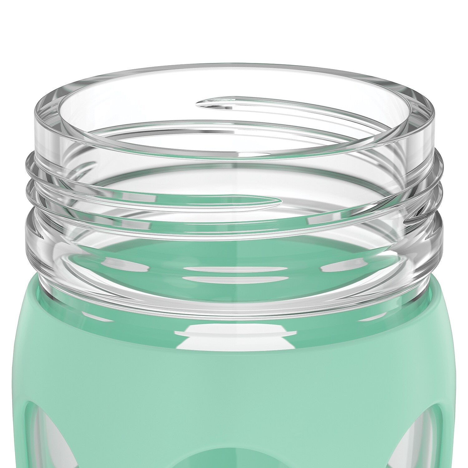 Lifefactory Water Bottle with Active Flip Cap and Protective Silicone Sleeve, Mint, 22 oz.