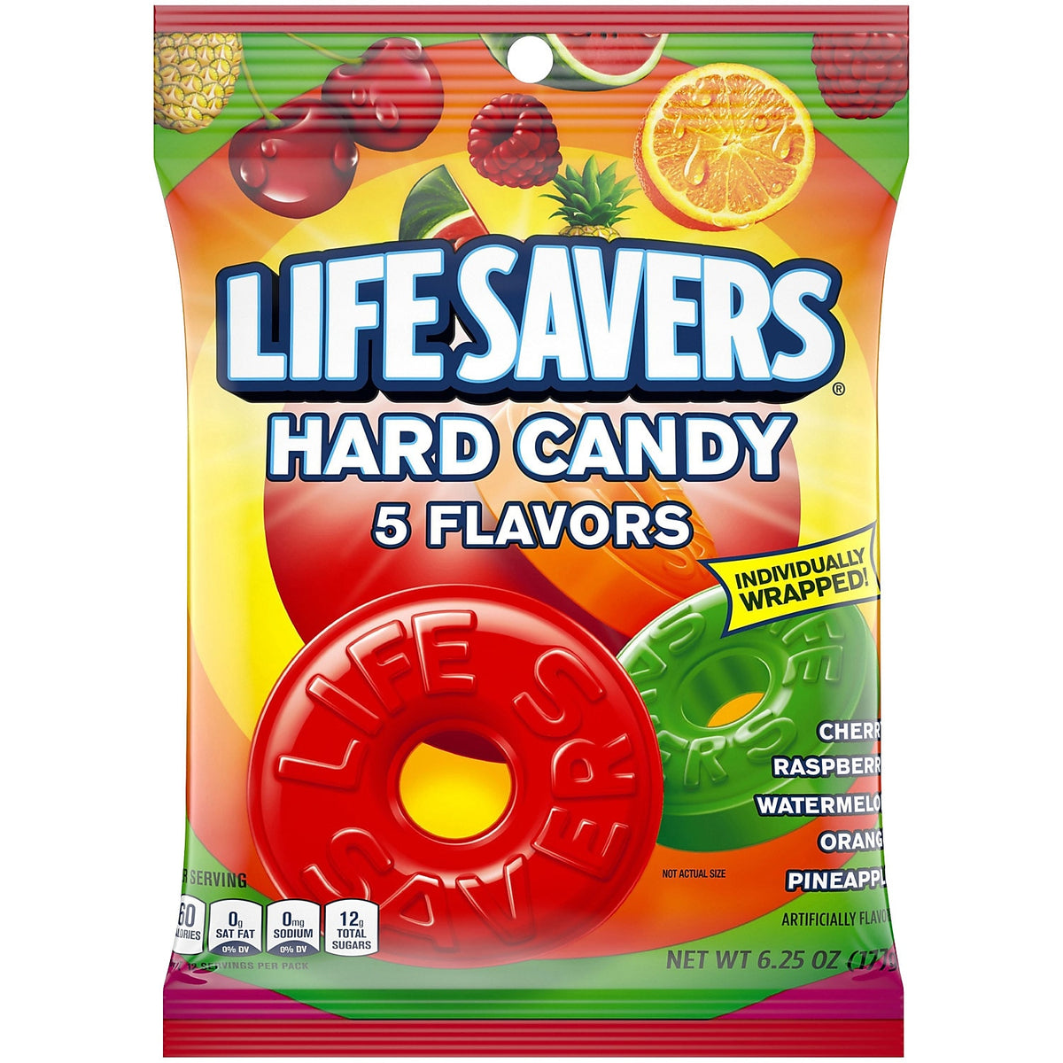 LifeSavers 5 Flavors Hard Candy, 6.25 oz.