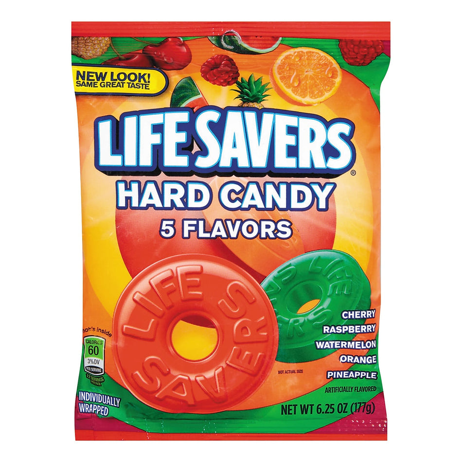 LifeSavers 5 Flavors Hard Candy, Assorted Flavors, 6.25 oz.,