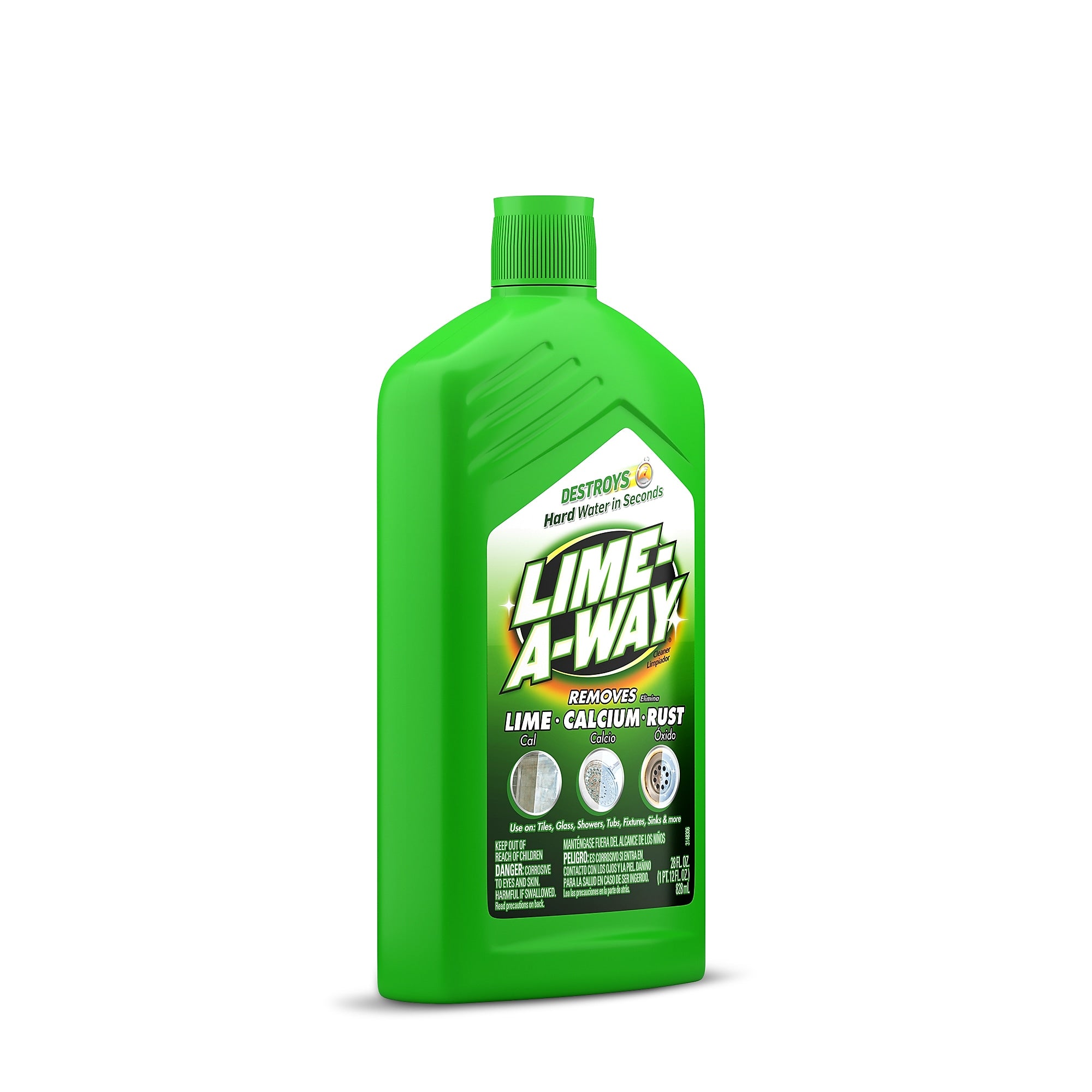 LIME-A-WAY Toggle Lime/Calcium/Rust Remover, Clean Scent, 28 oz.
