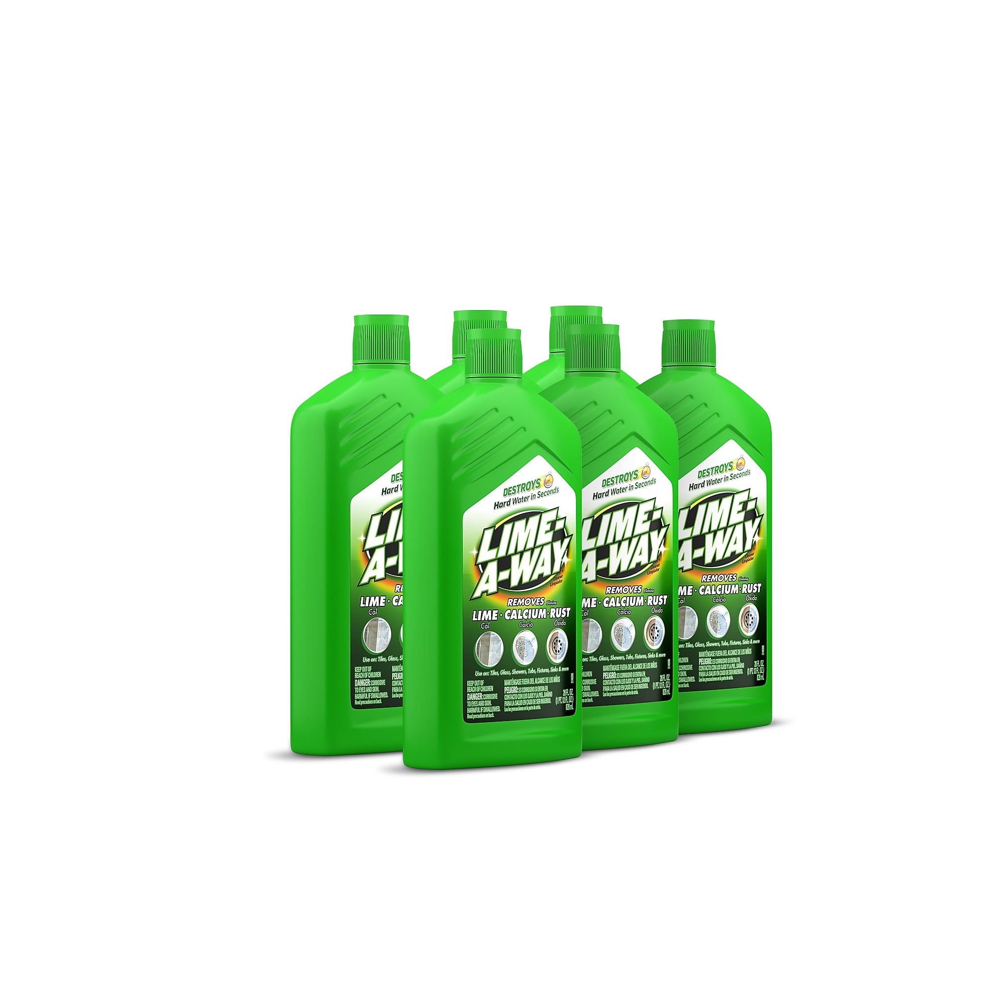 LIME-A-WAY Toggle Lime/Calcium/Rust Remover, Clean Scent, 28 oz.