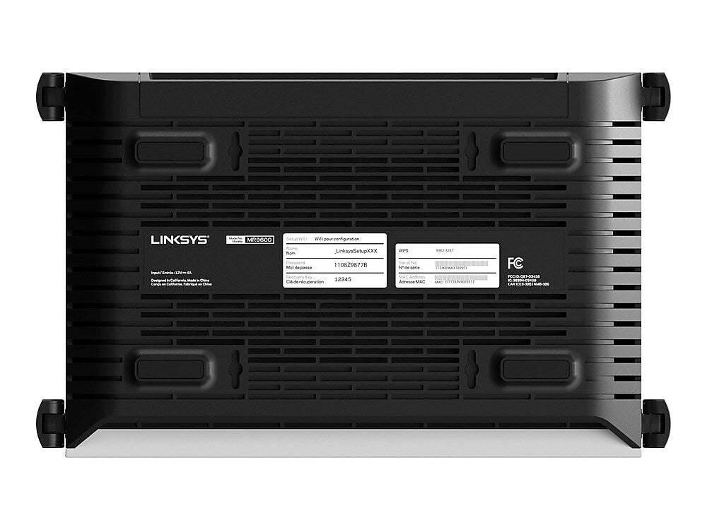 Linksys AX6000 Dual Band MU-MIMO Gaming Router, Black