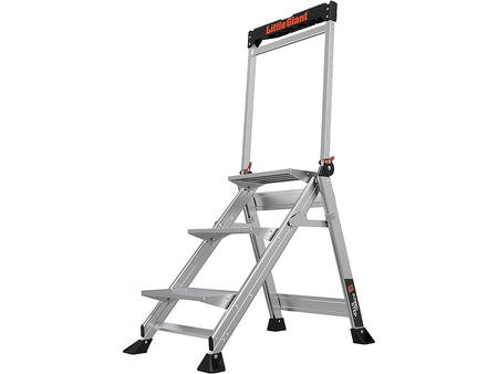 Little Giant Ladders Systems, Jumbo Step 3.5', Aluminum Step Ladder, 375 lb Capacity