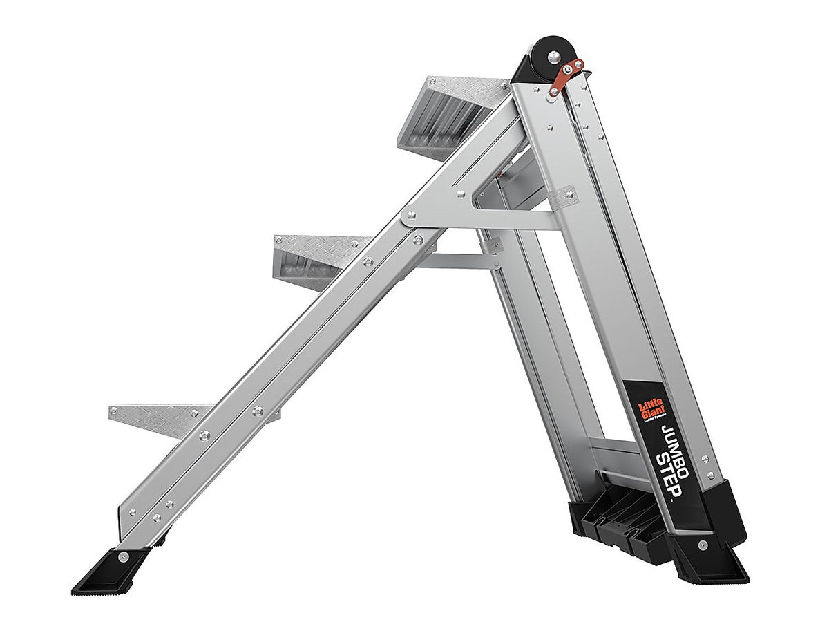 Little Giant Ladders Systems, Jumbo Step 3.5', Aluminum Step Ladder, 375 lb Capacity