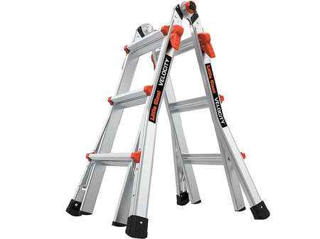 Little Giant Ladders Velocity 3.58' Aluminum Extension Ladder, 300 lb. Capacity