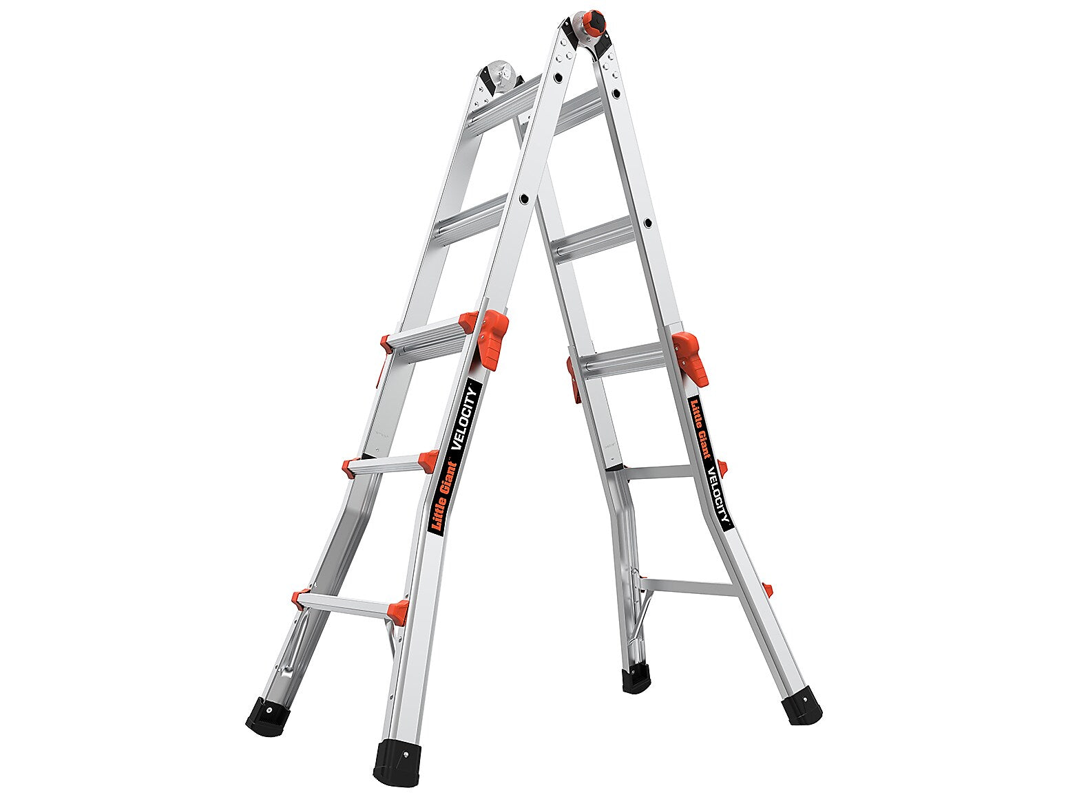 Little Giant Ladders Velocity 3.58' Aluminum Extension Ladder, 300 lb. Capacity