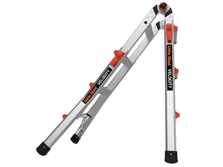 Little Giant Ladders Velocity 3.58' Aluminum Extension Ladder, 300 lb. Capacity