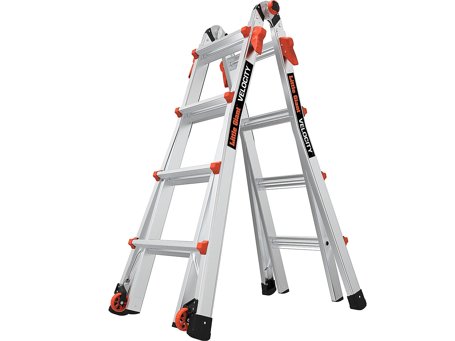 Little Giant Ladders Velocity 4.58' Aluminum Extension Ladder, 300 lb. Capacity