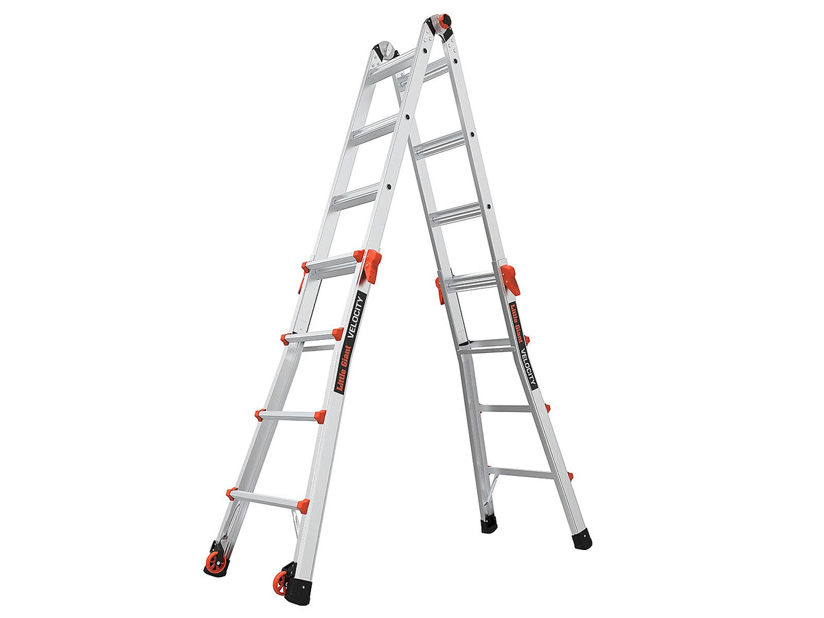 Little Giant Ladders Velocity 4.58' Aluminum Extension Ladder, 300 lb. Capacity