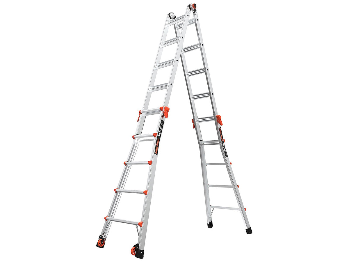 Little Giant Ladders Velocity 5.58' Aluminum Extension Ladder, 300 lb. Capacity