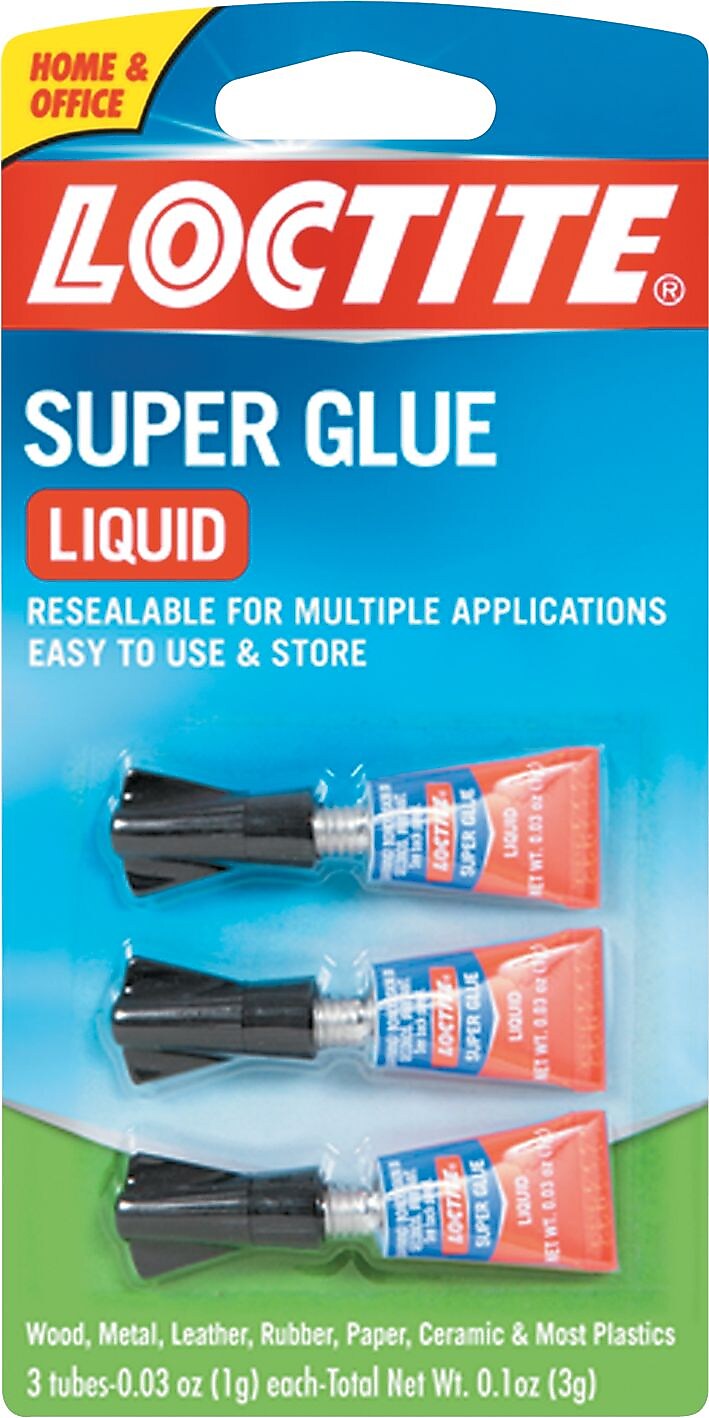 Loctite Liquid Super Glue, 0.03 oz., 3/Pack