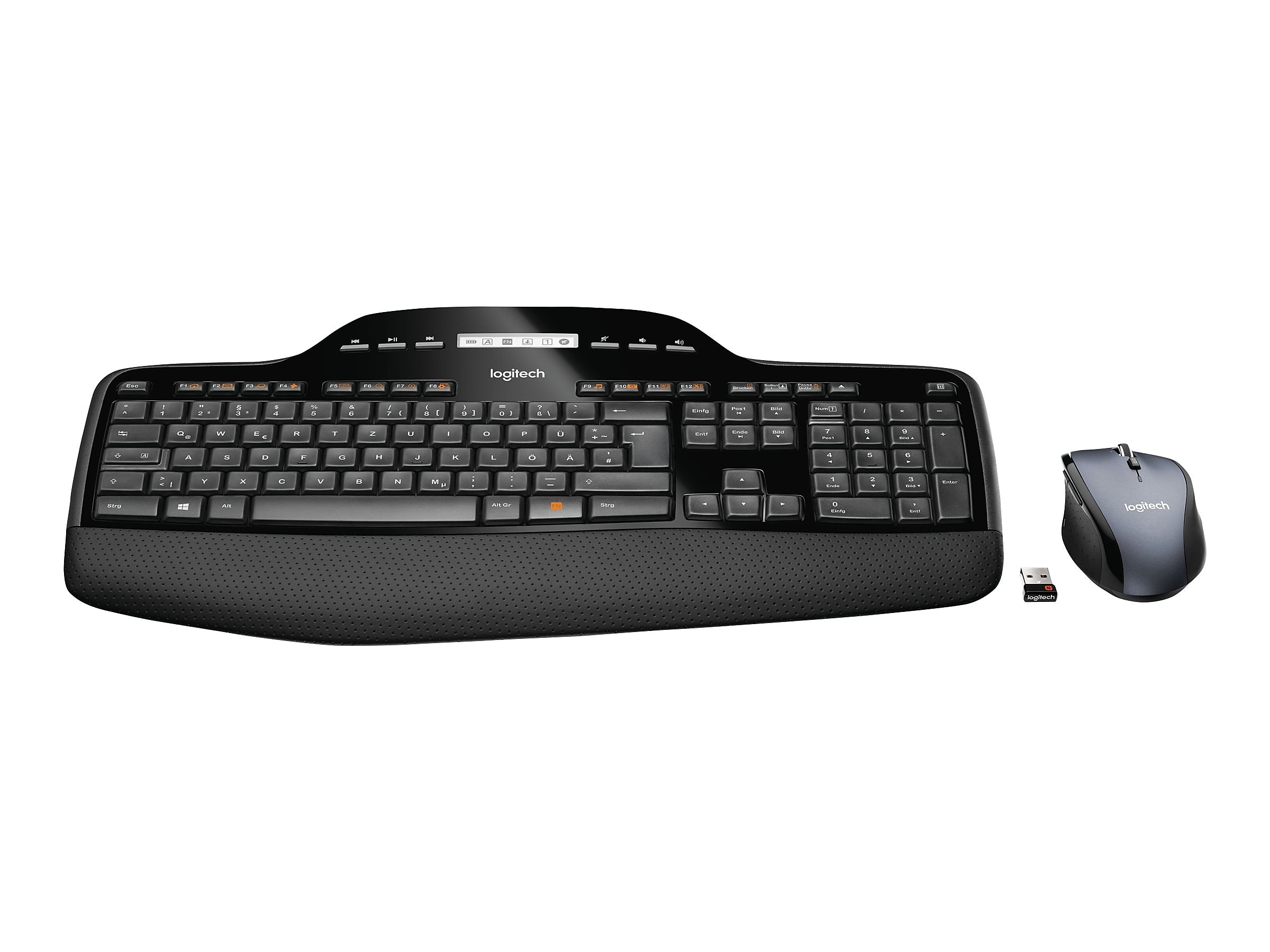 Logitech Desktop MK710 Wireless Keyboard & Mouse, Black