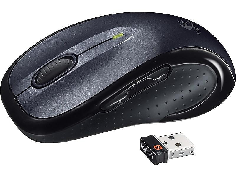 Logitech M510 Wireless Optical USB Mouse, Black