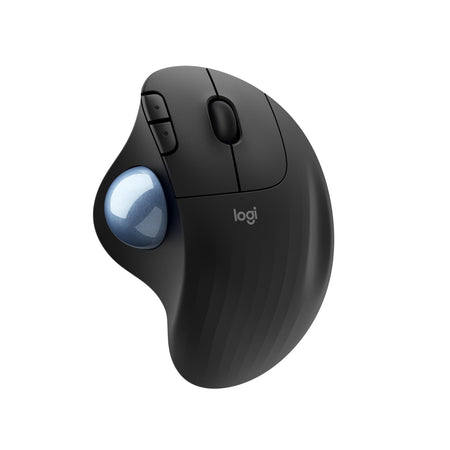 Logitech M575 Ergonomic Wireless Trackball USB Mouse, Black