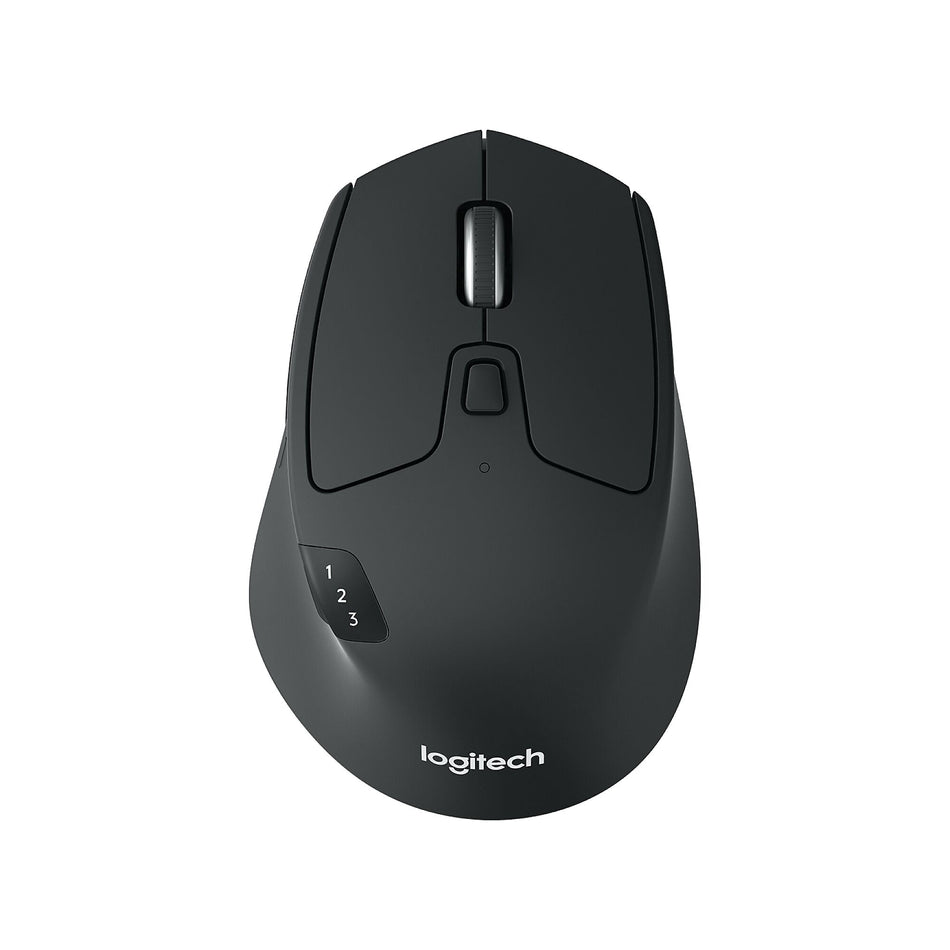 Logitech M720 Triathlon Wireless Bluetooth Multi-Device Mouse, Black