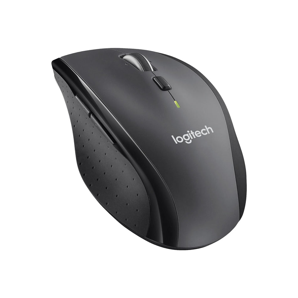 Logitech Marathon Wireless Optical USB Mouse, Charcoal