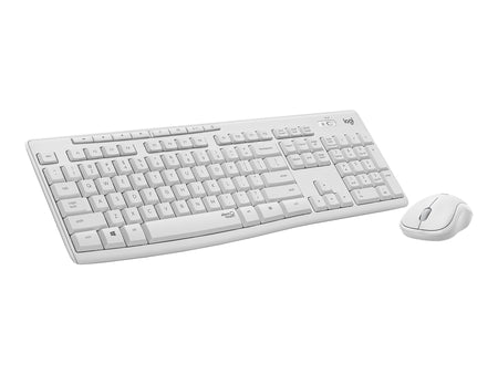 Logitech MK295 Silent Keyboard and Mouse Combo, Off White