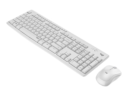 Logitech MK295 Silent Keyboard and Mouse Combo, Off White