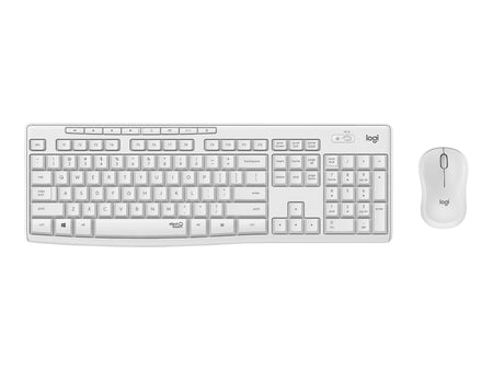 Logitech MK295 Silent Keyboard and Mouse Combo, Off White