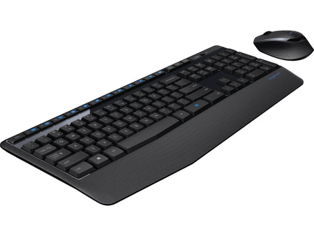 Logitech MK345 Wireless Keyboard & Mouse, Black