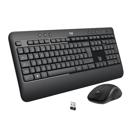 Logitech MK540 Advanced Wireless Keyboard and Mouse Combo, Black