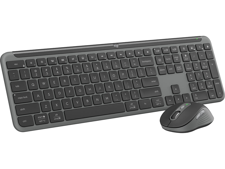 Logitech MK955 Wireless Keyboard and Optical Mouse Combo, Black