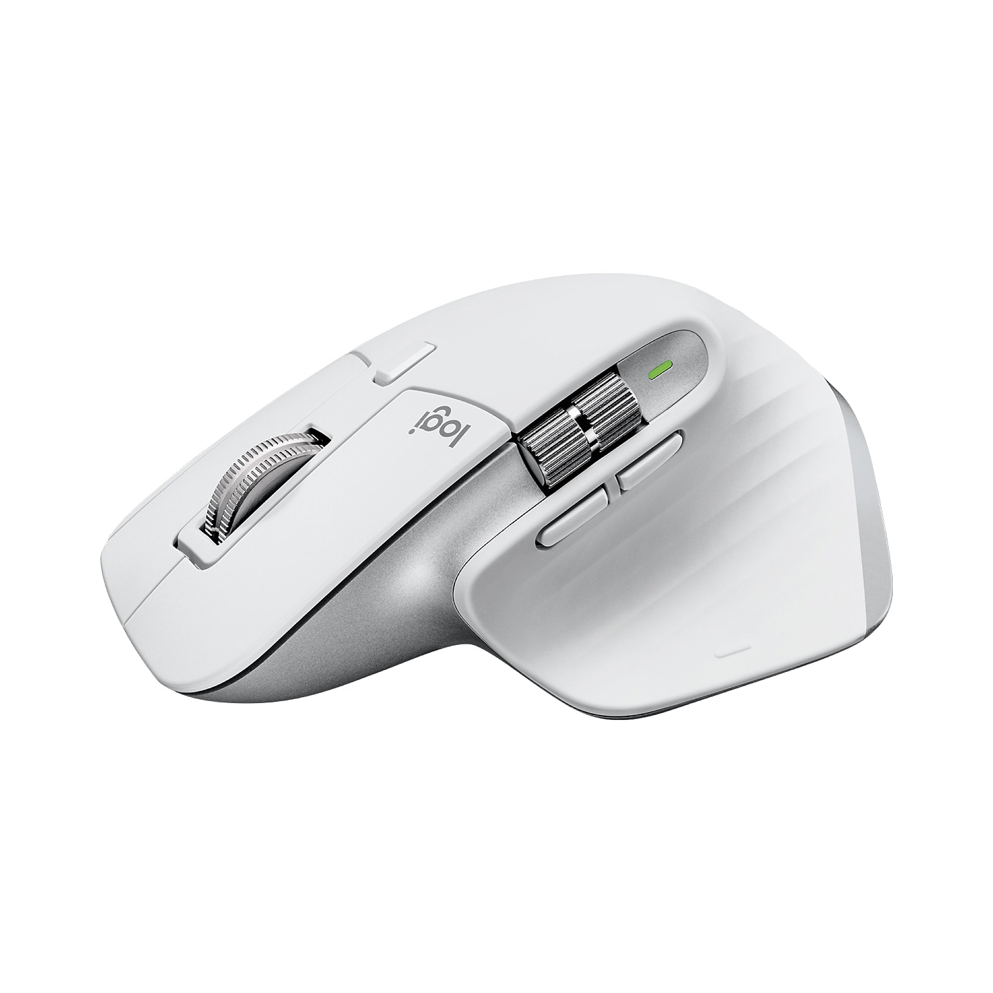 Logitech MX Master 3S Ergonomic Wireless Optical USB Mouse, Pale Gray