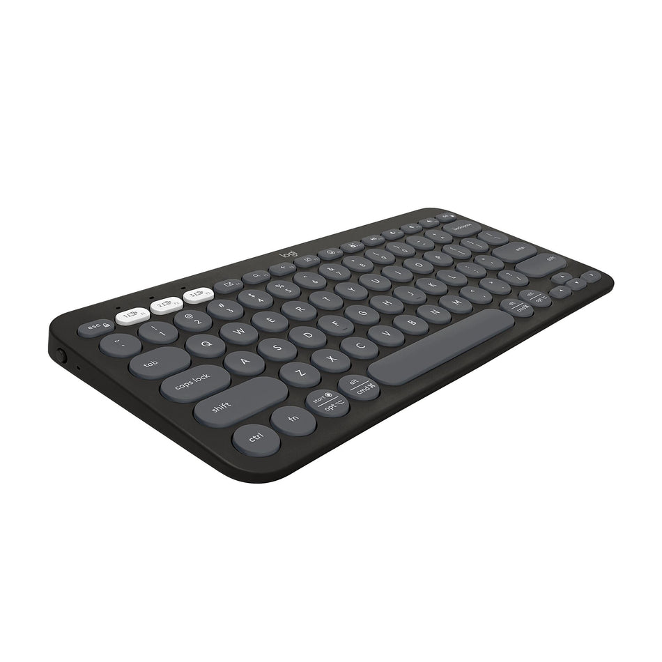 Logitech Pebble Keys 2 K380S Wireless Ergonomic Keyboard, Black