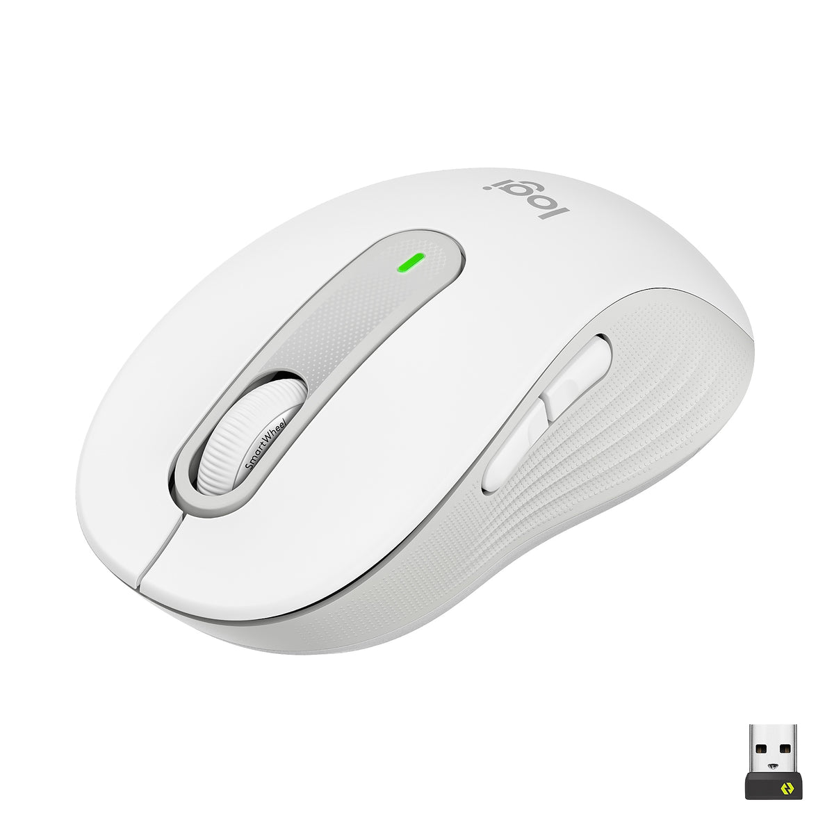 Logitech Signature M650 Wireless Optical USB Mouse, Off-White