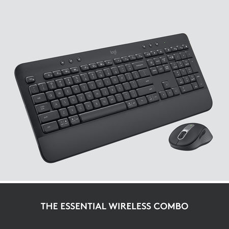 Logitech Signature MK650 Combo for Business Wireless Mouse and Keyboard, Graphite