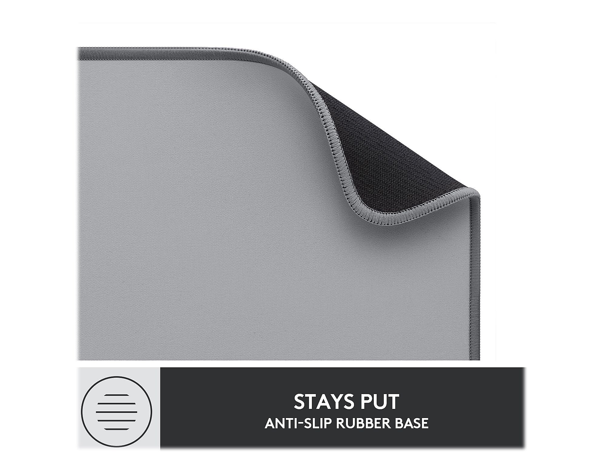 Logitech Studio Non-Skid Mouse Pad, Mid Gray