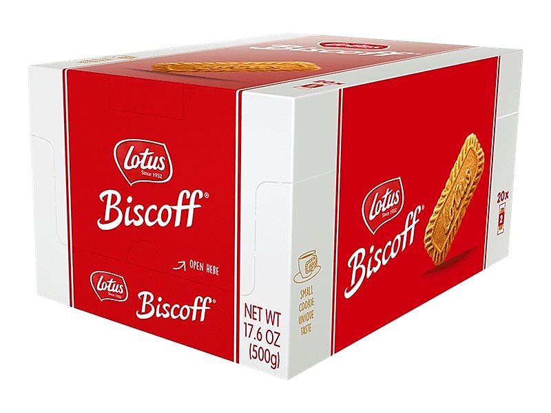 Lotus Biscoff Caramel Cookies, 0.9 oz., 20/Box