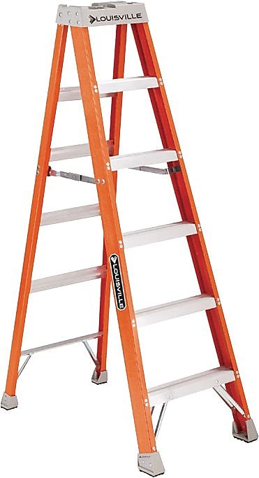 Louisville® Ladders FS1500 Series Fiberglass Step Ladders, 4 ft