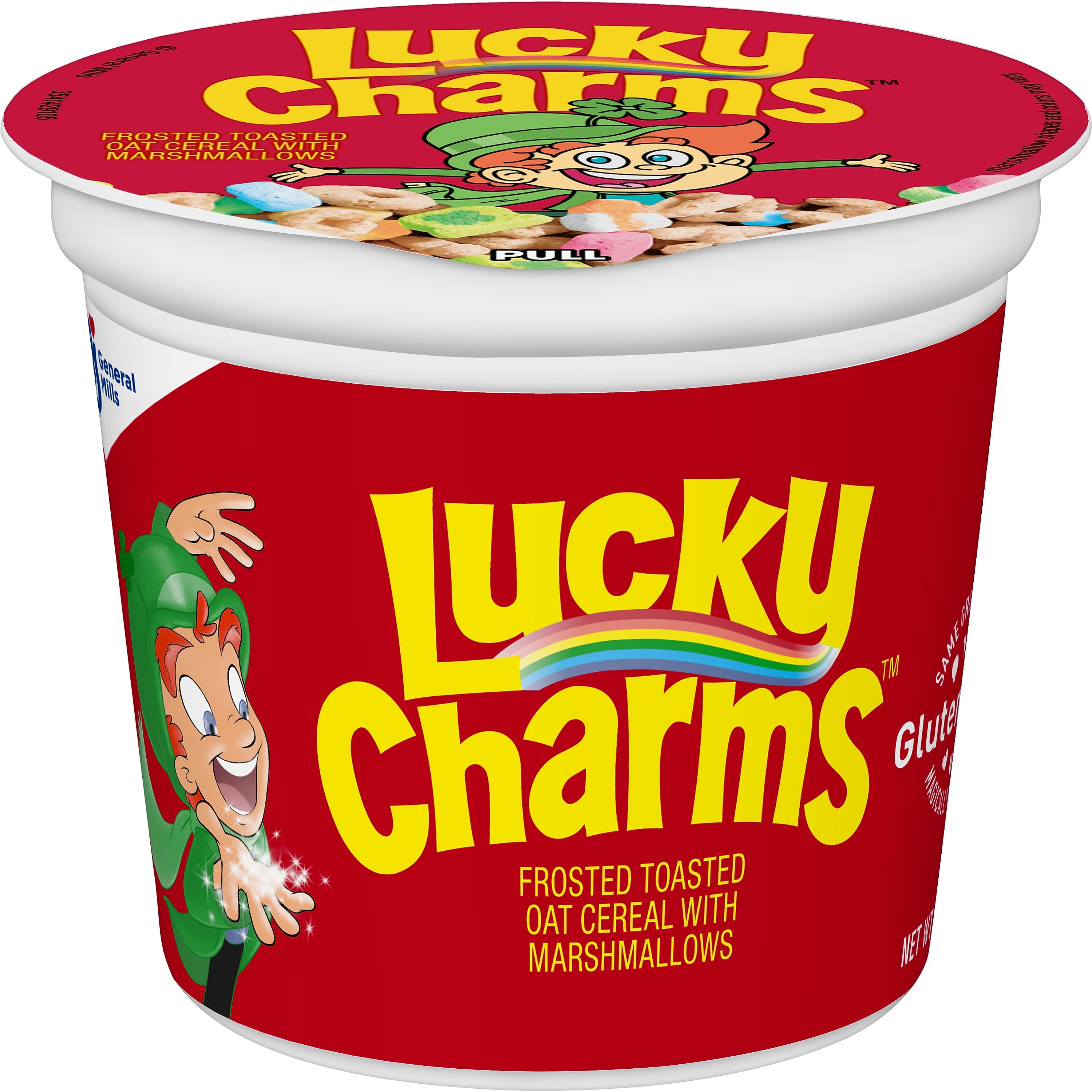 Lucky Charms Oats and Marshmallows Cereal, 1.7 oz., 6/Box