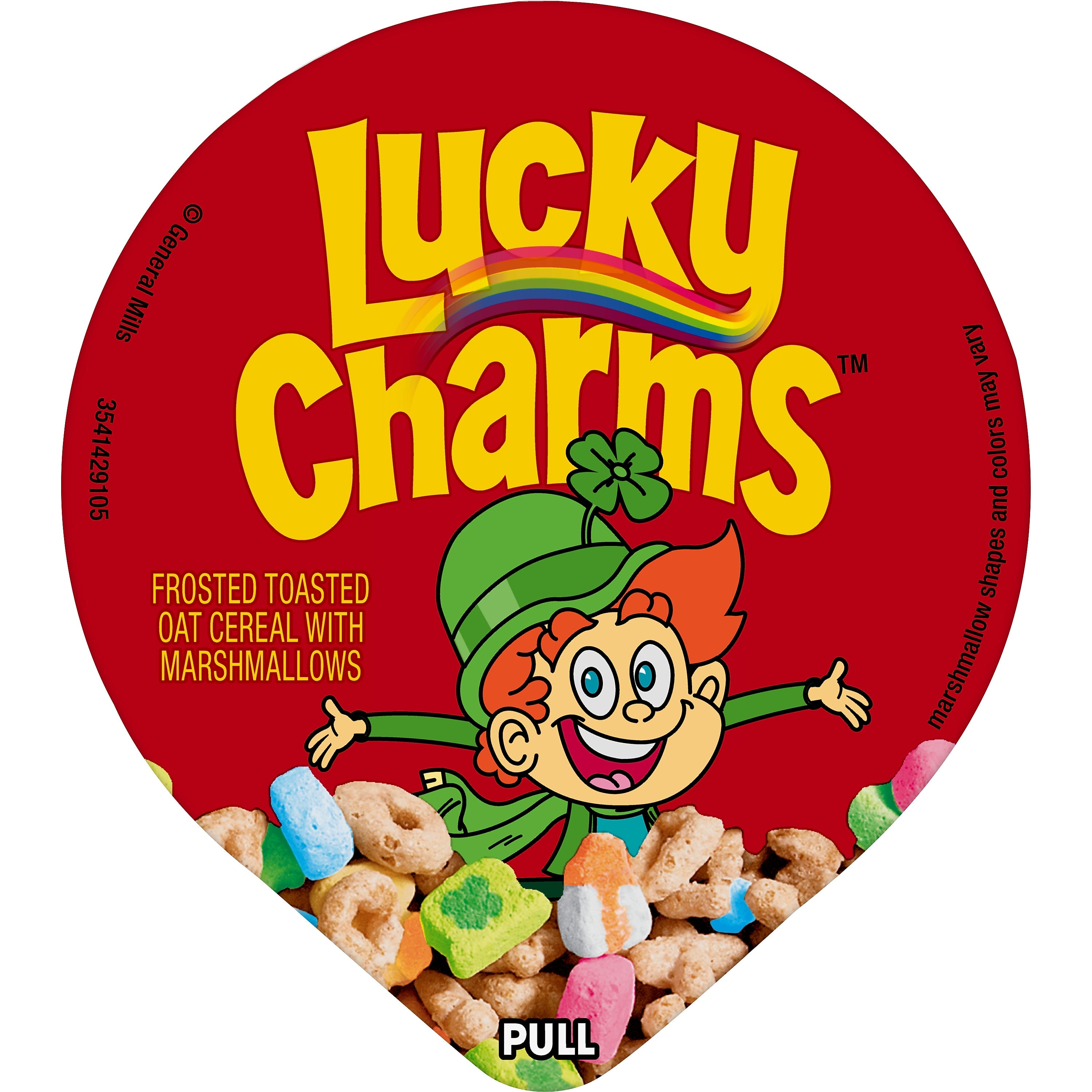 Lucky Charms Oats and Marshmallows Cereal, 1.7 oz., 6/Box
