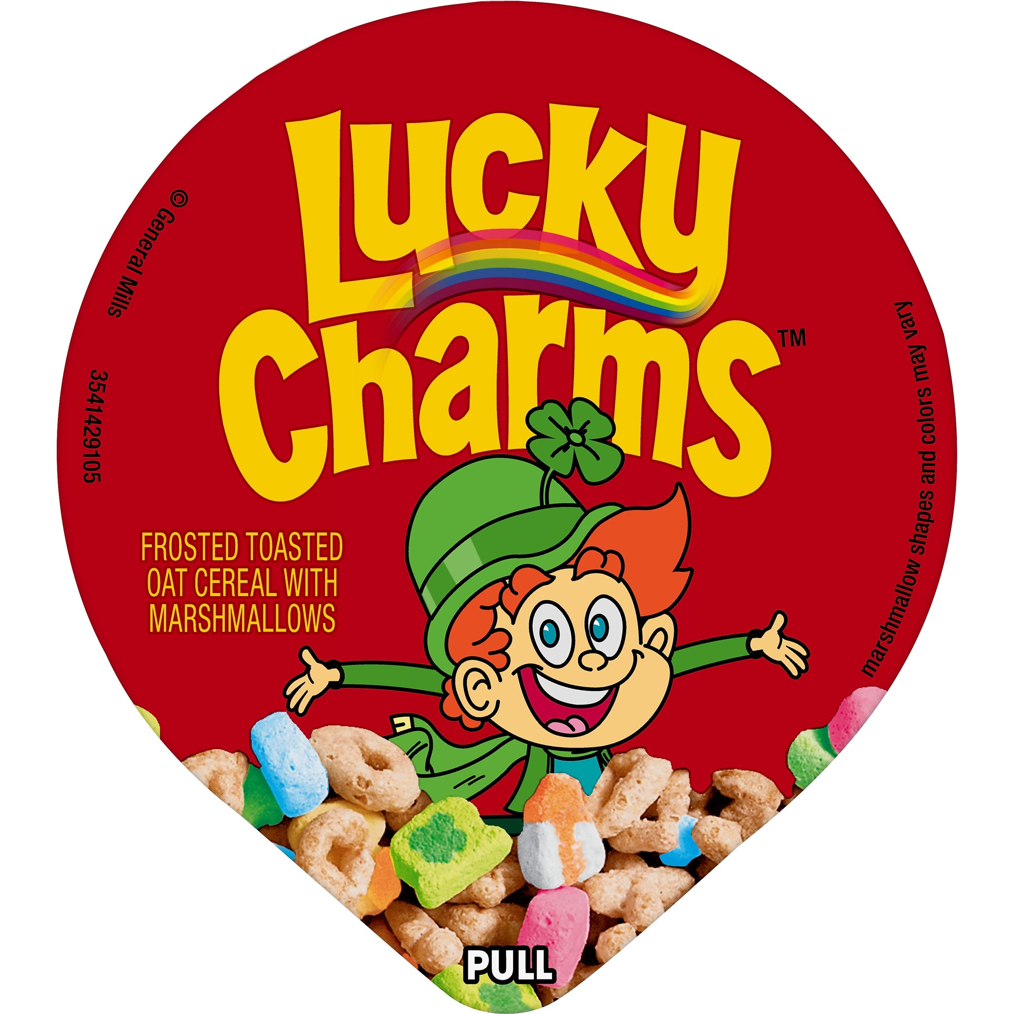 Lucky Charms Oats and Marshmallows Cereal, 1.7 oz., 6/Box