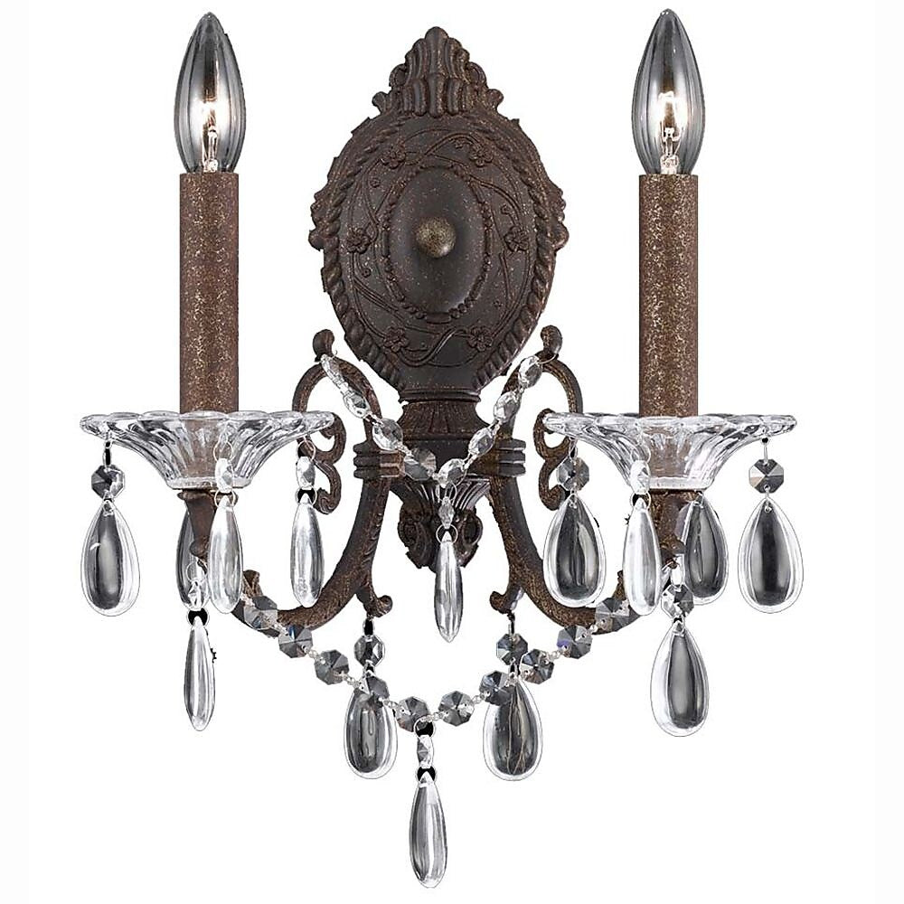 Lumenno Incandescent Wall Sconce - Bronze Finish With Gold/Silver Wash