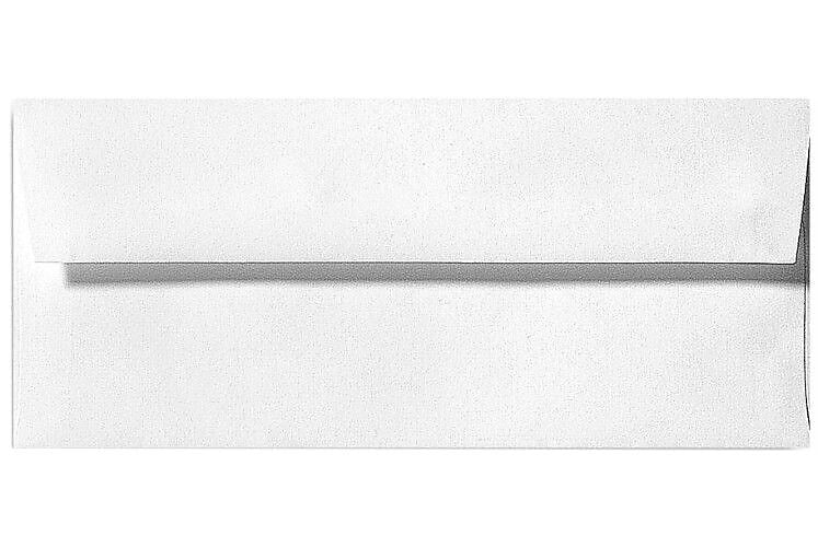 LUX® 24lbs. 3 7/8" x 8 7/8" #9 Regular Envelopes, White Linen, 250/BX