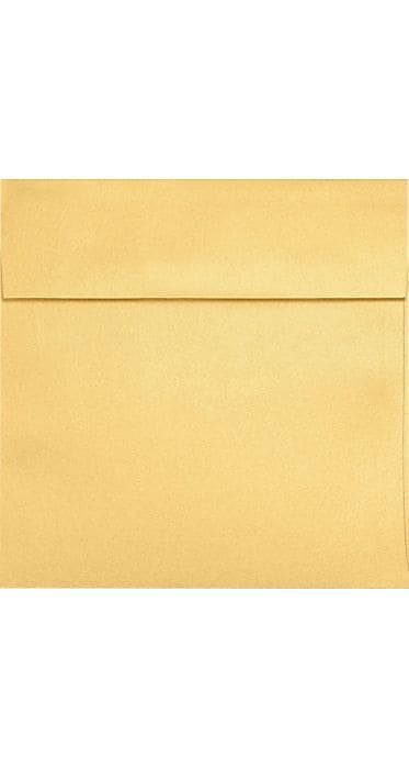 LUX 6 x 6 Square Envelopes  - Gold Metallic - Pack of 50
