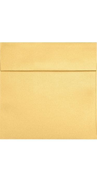 LUX 6 x 6 Square Envelopes  - Gold Metallic - Pack of 50