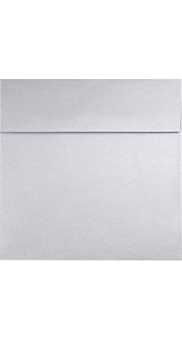 LUX 6 x 6 Square Envelopes  - Silver Metallic - Pack of 50